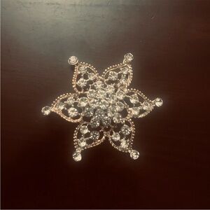 Vintage Floral Gold Brooch